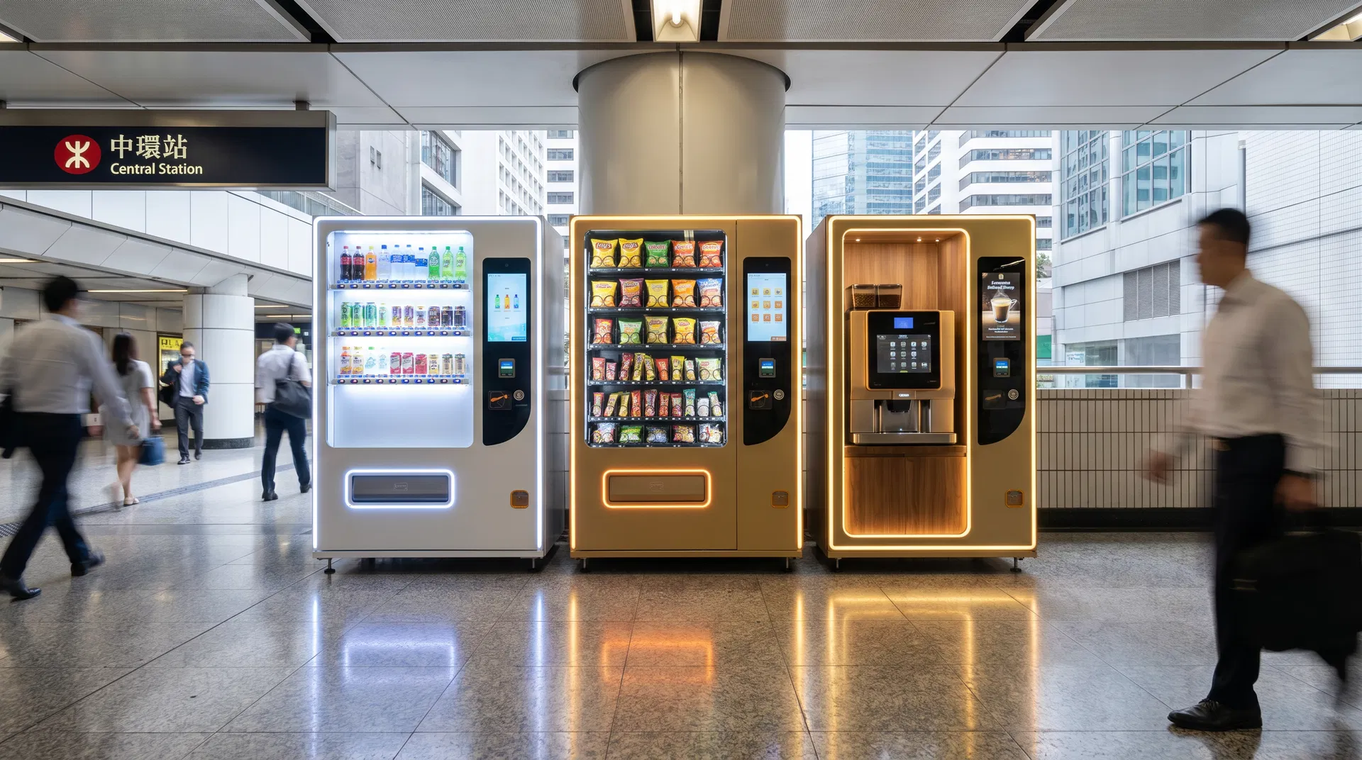 Joint Host vending machine services - beverage, snack, coffee and rental solutions in Hong Kong