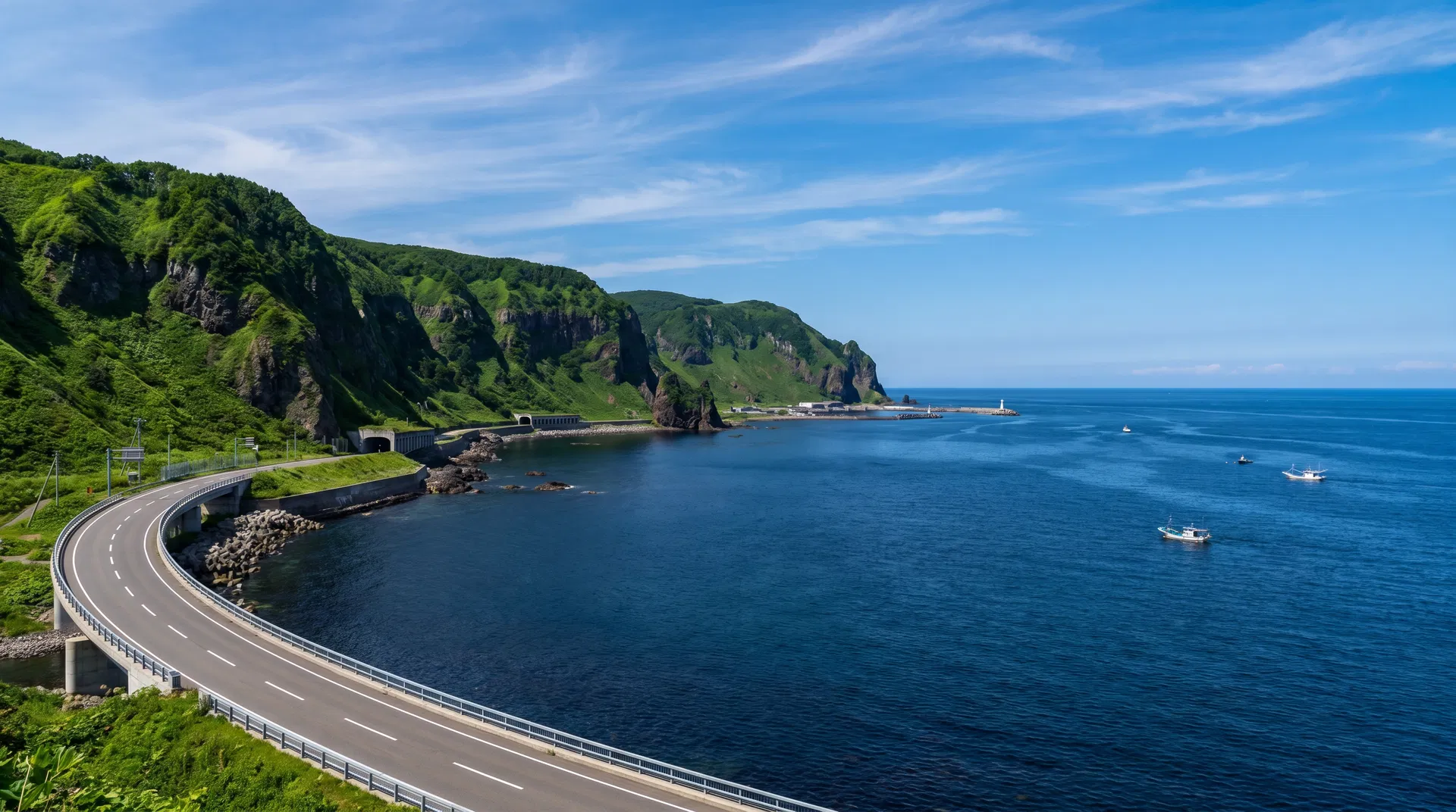 北海道オホーツクの風景