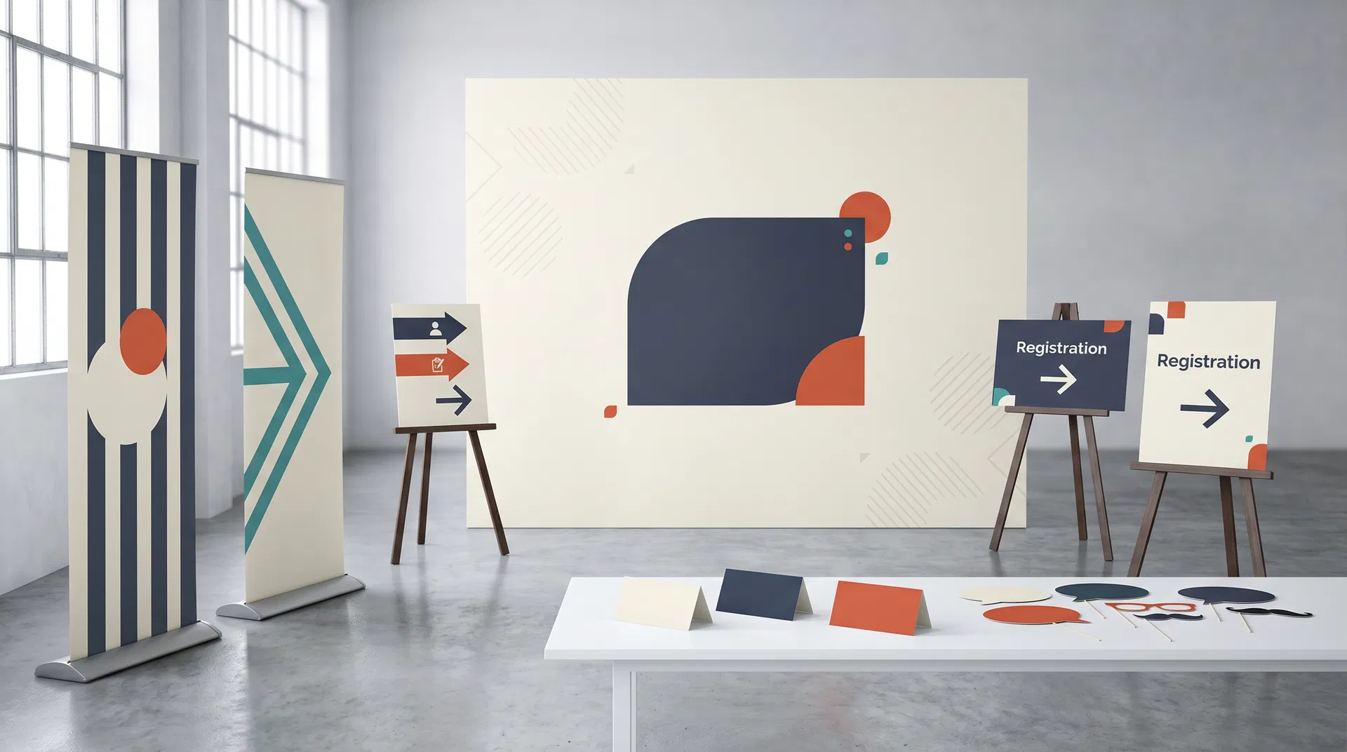 Backdrop, standee và hệ vật phẩm khổ lớn