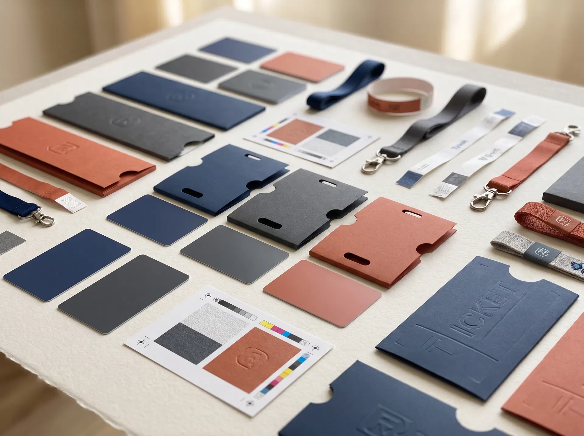 Bộ ấn phẩm check-in và nhận diện khách mời